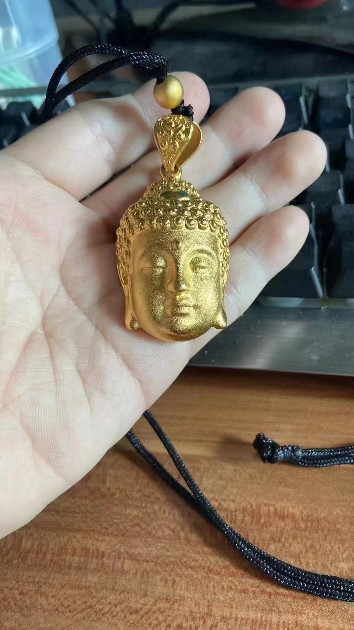 黄铜镀金佛头久不褪色需要的联系价格99地址新泰市电话18888268230微信（